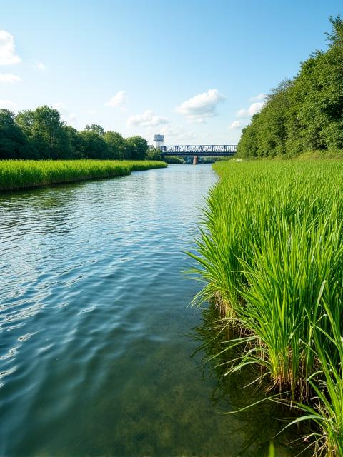 Before and after results of Flushing Creek restoration
