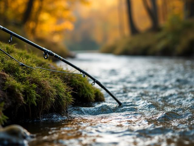 Orvis Clearwater Fly Rod by a river
